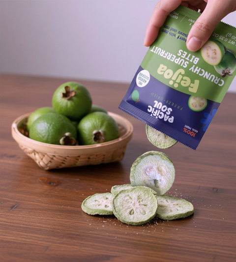 Feijoa Crunchy Superfruit Bites
