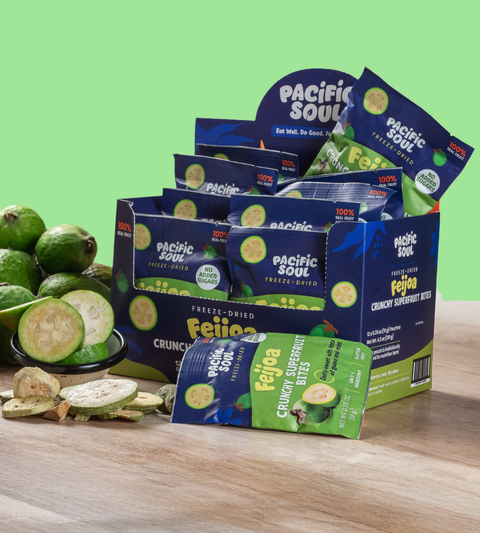 Feijoa Crunchy Superfruit Bites