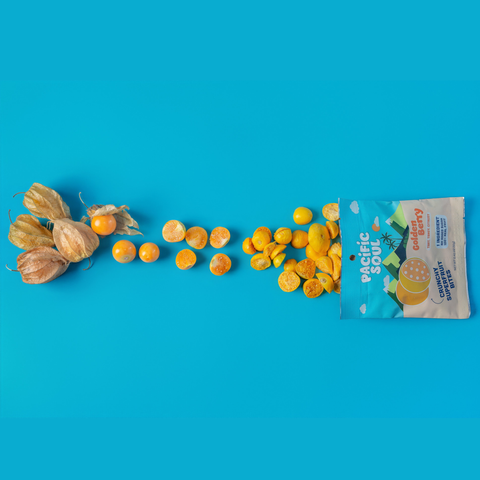 Golden Berry Crunchy Superfruit Bites
