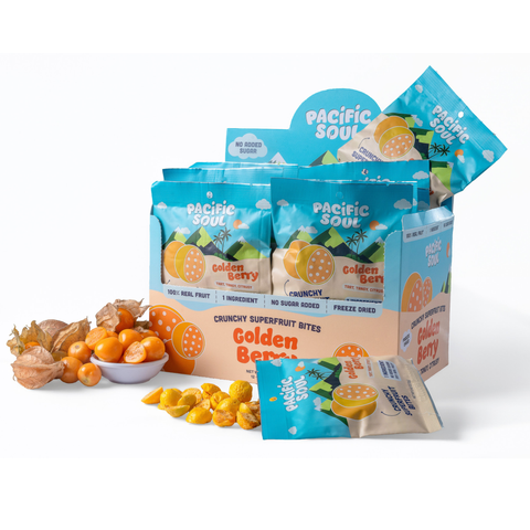 Golden Berry Crunchy Superfruit Bites