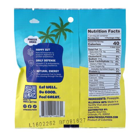 Pineapple Crunchy Superfruit Bites