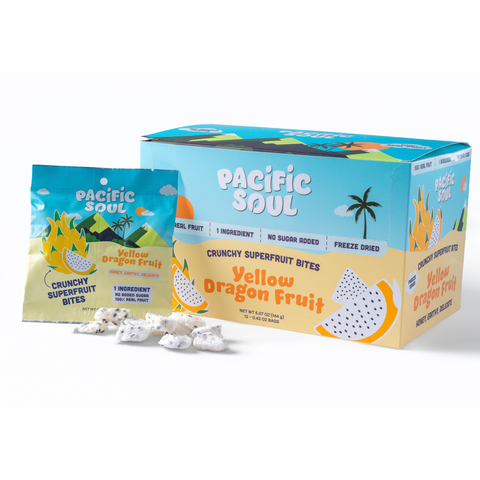 Yellow Dragon Fruit Crunchy Superfruit Bites