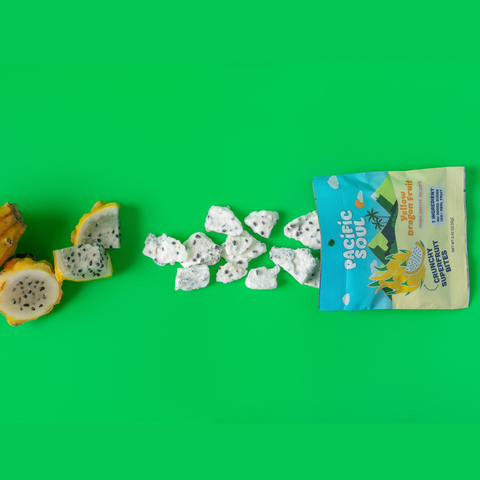 Yellow Dragon Fruit Crunchy Superfruit Bites